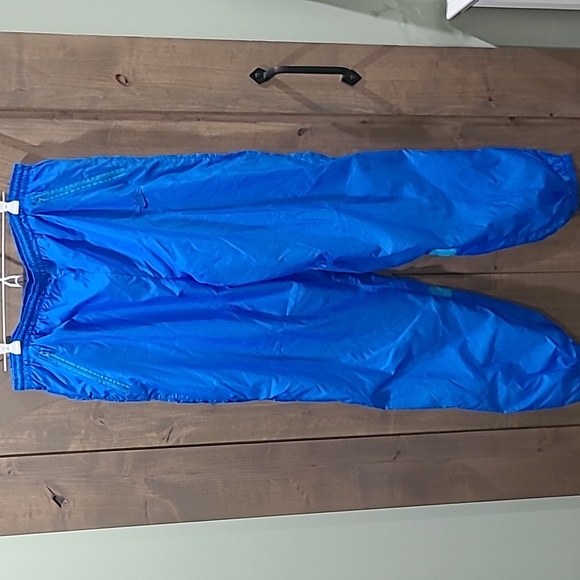 Vintage Nike Blue Swoosh Swishy Track Pants S10509 XL - Picture 1 of 9